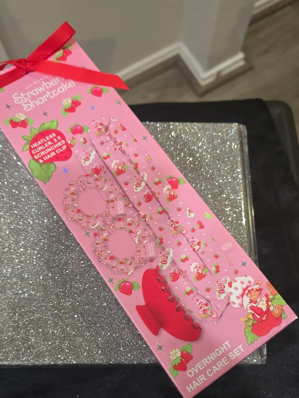 SkinnyDip London X Strawberry Shortcake Overnight Hair Care Set